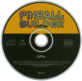Pinball Builder: A Construction Kit for Windows - Disc Image