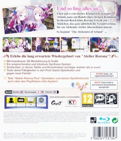 Atelier Rorona Plus: The Alchemist of Arland - Box - Back