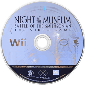 Night at the Museum: Battle of the Smithsonian: The Video Game - Disc