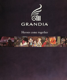 Grandia III - Advertisement Flyer - Front