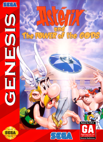 Astérix and the Power of the Gods - Fanart - Box - Front