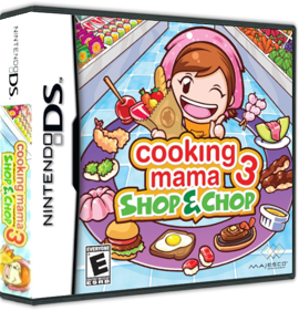 Cooking Mama 3: Shop & Chop - Box - 3D Image