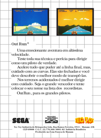 OutRun - Box - Back Image