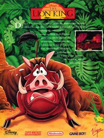 The Lion King - Advertisement Flyer - Front