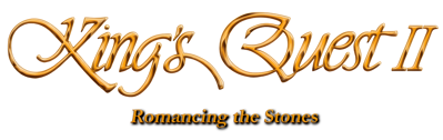 King's Quest II: Romancing the Throne - Clear Logo