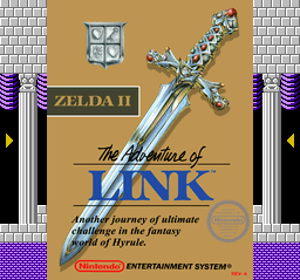 Zelda II: The Adventure of Link - Screenshot - Game Select