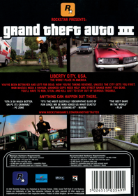 Grand Theft Auto III - Box - Back