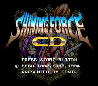 Shining Force CD - Screenshot - Game Title