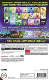 Nickelodeon All-Star Brawl - Box - Back