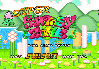 Super Fantasy Zone - Screenshot - Game Title