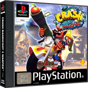 Crash Bandicoot: Warped - Box - 3D Image