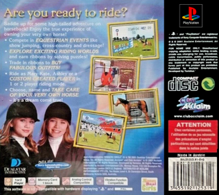 Mary-Kate and Ashley: Winners Circle - Box - Back Image