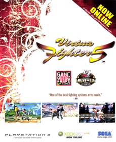 Virtua Fighter 5 - Advertisement Flyer - Front