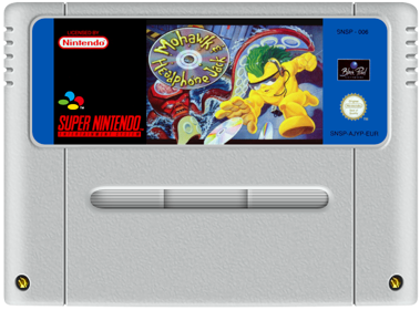 Mohawk & Headphone Jack - Cart - Front