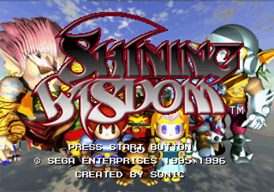 Shining Wisdom - Screenshot - Game Title Image