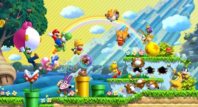 New Super Mario Bros. U Deluxe - Fanart - Background Image