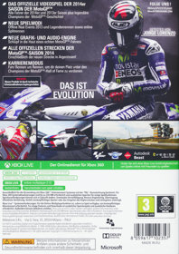 MotoGP 14 - Box - Back