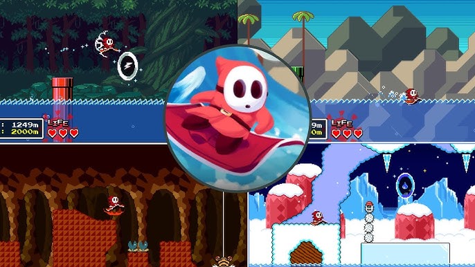 Shy Guy Surfing