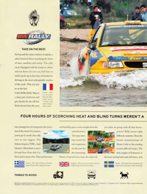 Colin McRae Rally - Advertisement Flyer - Front