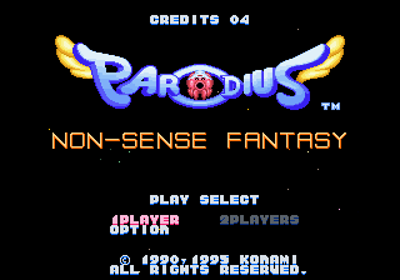 Parodius - Screenshot - Game Title