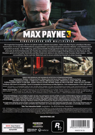 Max Payne 3 - Box - Back