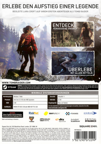 Rise of the Tomb Raider - Box - Back