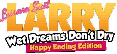 Leisure Suit Larry: Wet Dreams Don't Dry - Clear Logo