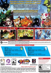 Nexomon: Extinction - Fanart - Box - Back