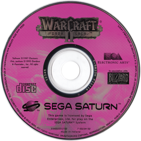 Warcraft II: The Dark Saga - Disc Image