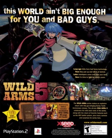 Wild Arms 5 - Advertisement Flyer - Front