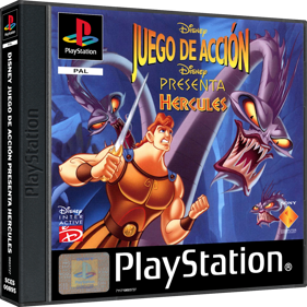 Disney's Hercules Action Game - Box - 3D Image