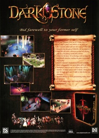 Darkstone - Advertisement Flyer - Front