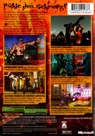 Tao Feng: Fist of the Lotus - Box - Back Image