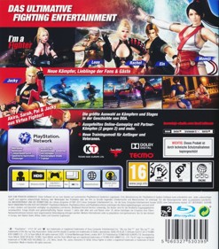 Dead or Alive 5 Ultimate - Box - Back