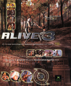 Dead or Alive 3 - Advertisement Flyer - Front
