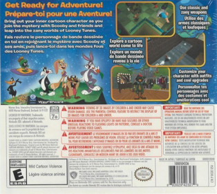 Scooby-Doo! & Looney Tunes Cartoon Universe: Adventure - Box - Back