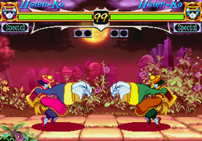 Night Warriors: Darkstalkers' Revenge - Screenshot - Gameplay