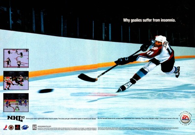 NHL 97 - Advertisement Flyer - Front