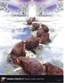 Ridge Racer V - Advertisement Flyer - Front
