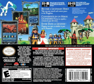 Playmobil: Knights - Box - Back