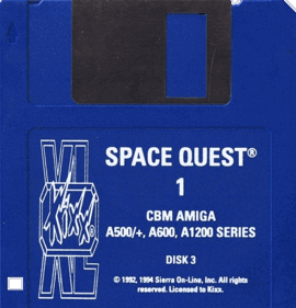 Space Quest I: Roger Wilco in the Sarien Encounter - Disc Image