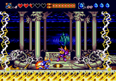 Sparkster - Screenshot - Gameplay