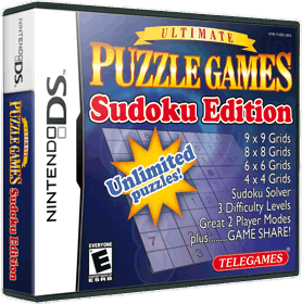Ultimate Puzzle Games Sudoku Edition - Box - 3D Image