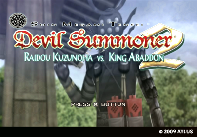 Shin Megami Tensei: Devil Summoner 2: Raidou Kuzunoha vs. King Abaddon - Screenshot - Game Title