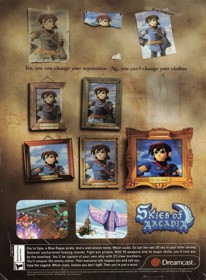 Skies of Arcadia - Advertisement Flyer - Front