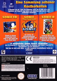 Sonic Gems Collection - Box - Back Image