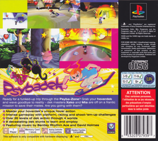Psybadek - Box - Back Image