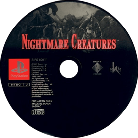 Nightmare Creatures - Disc Image