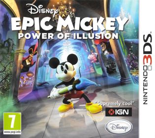 Disney Epic Mickey: Power of Illusion - Box - Front