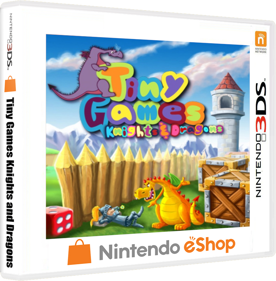 Tiny Games: Knights & Dragons - Box - 3D